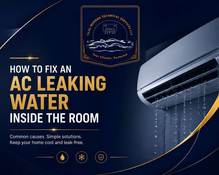 How to Fix an AC Leaking Water Inside the Room